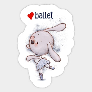 Love ballet Sticker